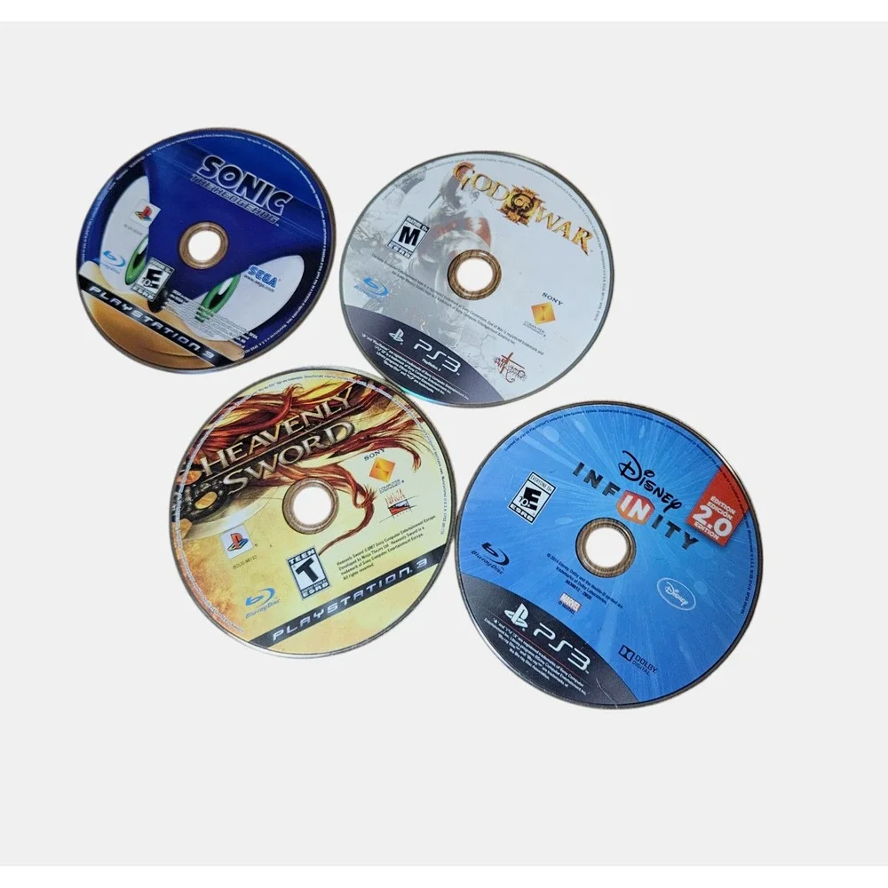 Lot‎ of 4 Sony PlayStation 3 PS3 Games - Disney Infinity 2.0, God of War III